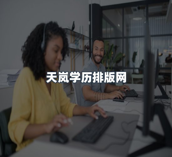 关于天岚学历排版网